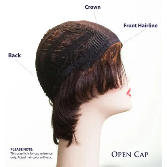 Freeda Wigs Diana Deep Dark Brown Size M
